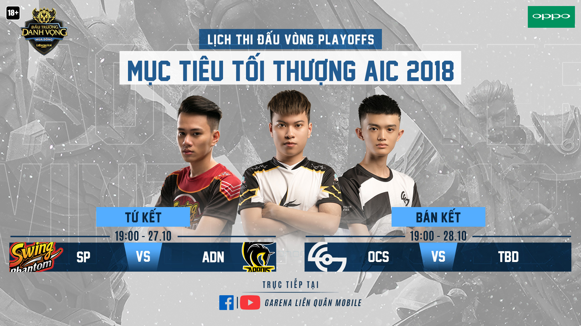 CÔNG BỐ THỂ THỨC VÀ LỊCH THI ĐẤU AIC 2018: ĐỘI VÔ ĐỊCH ĐẤU TRƯỜNG DANH VỌNG SẼ LÀ HẠT GIỐNG SỐ 1, KHÔNG CẦN THAM DỰ VÒNG LOẠI