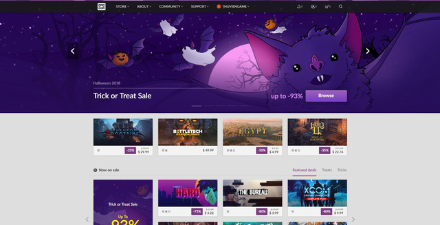 GOG mở một đợt khuyến mãi game siêu lớn, giảm giá lên đến 93%