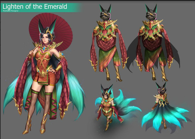 Liên Quân Mobile Thái Lan đang chuẩn bị có một skin Quốc Phục cho mình