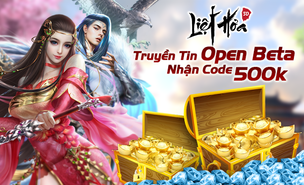 Lag.vn thân tặng hơn 1000 Gift Code mừng Open Beta Liệt Hỏa VNG