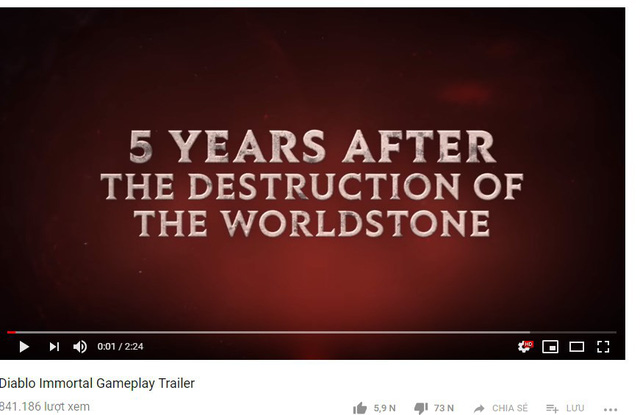 Bị fan ném đá với trailer của Diablo bản mobile, Blizzard chơi bẩn xóa comment tiêu cực và dislike