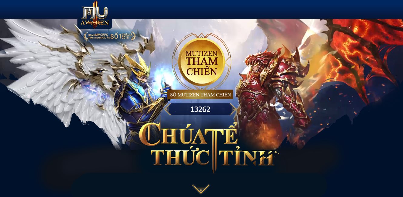 MU Awaken vào danh sách đề cử cho giải game mobile được quan tâm nhất 2018
