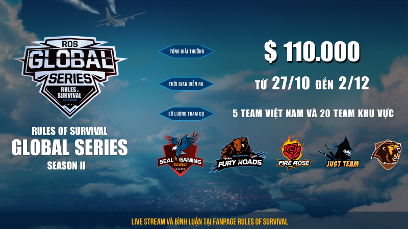 ROS Mobile Global Series: Các đội tuyển Việt Nam gặp khó tại tuần thi đấu thứ 2