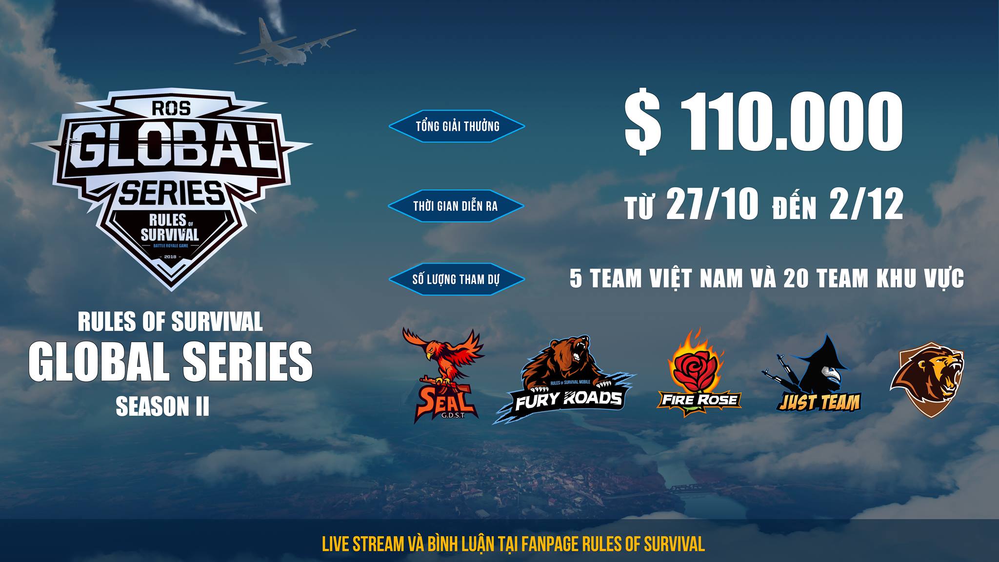 ROS Mobile Global Series: Các đội tuyển Việt Nam trở lại mạnh mẽ tại tuần thi đấu thứ 3