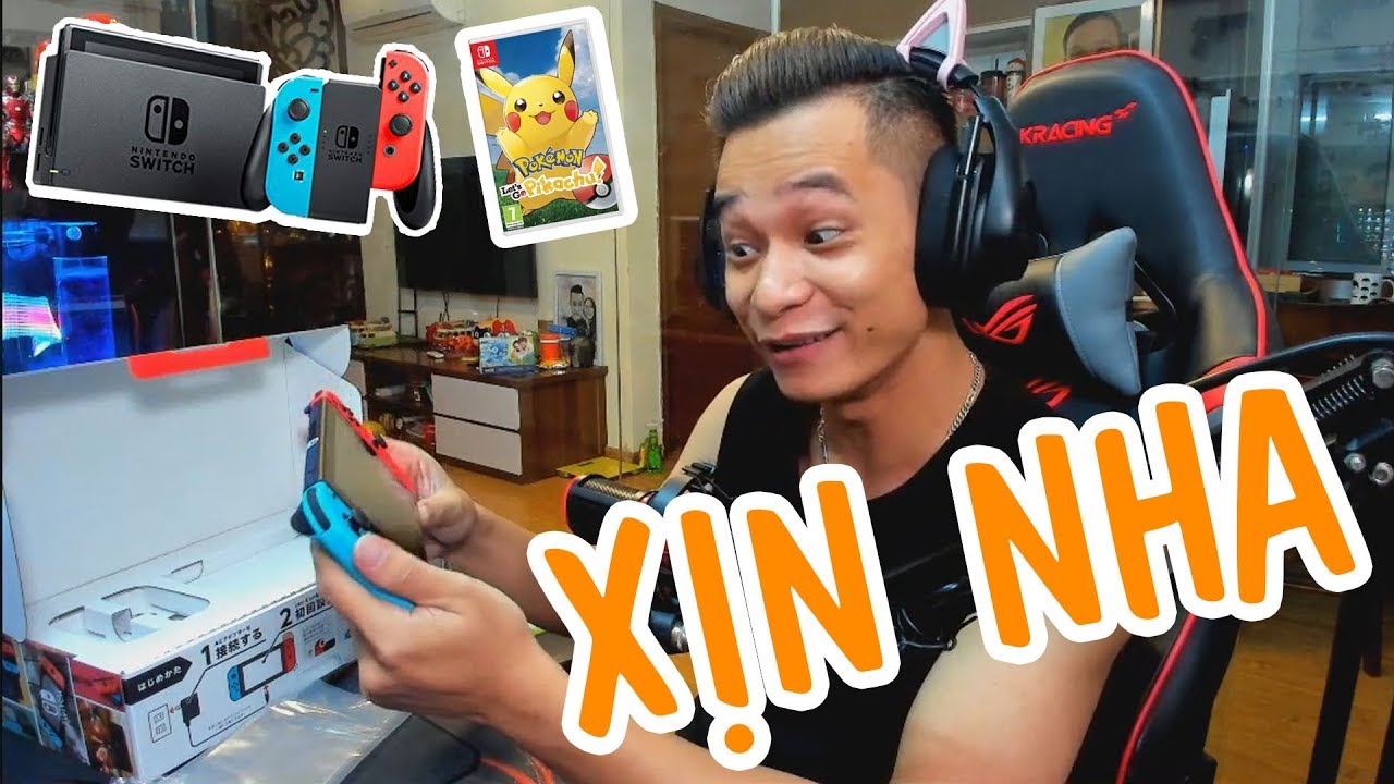 Pokémon Lets Go Pikachu hot đến nỗi cả Độ Mixi cũng phải mua về đập hộp chơi thử