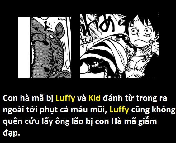 Góc soi mói One Piece 926: Dù chỉ còn một tay, Kid vẫn "trâu bò" chẳng kém Luffy