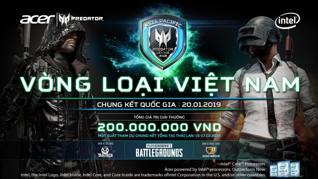 Game thủ PUBG Việt Nam có cơ hội kiếm 200 triệu đồng ăn Tết siêu ấm với giải đấu Predator League 2019