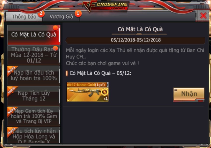 CrossFire Legends: Mùa Rank tháng 12 chính thức khởi tranh cùng hàng loạt sự kiện hot