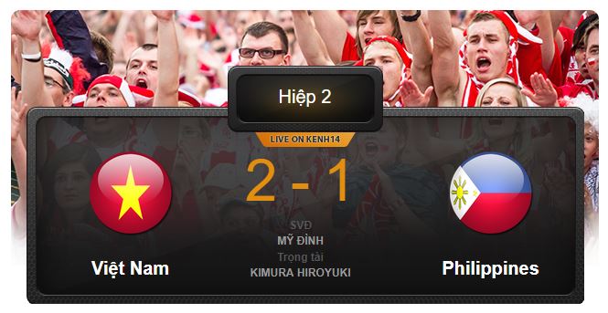 Tỷ số Việt Nam 2-1 Philippines (H2): Hàng thủ Việt Nam chơi chắc chắn