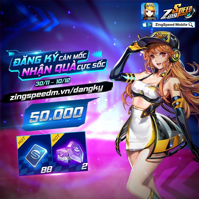 Hơn 50.000 game thủ “đặt gạch” chờ ZingSpeed Mobile