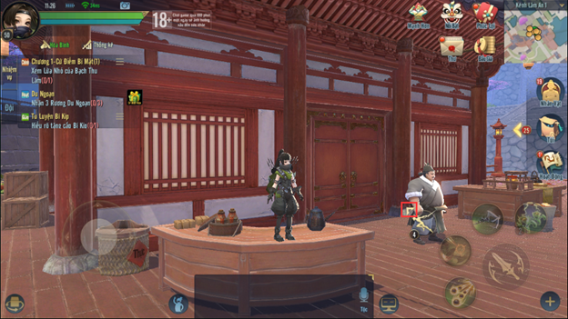 Kiếm Thế Mobile - hướng dẫn chi tiết các phương thức di chuyển trong game