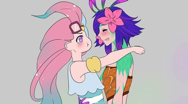 Fan Art - Liên Minh Huyền Thoại khi Neeko diễn Bách Hợp cực tinh nghịch !