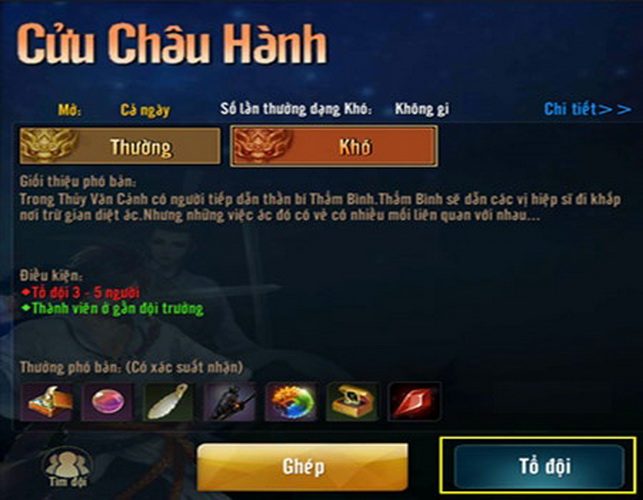 Kiếm Thế Mobile: Hướng dẫn cách tham gia Cửu Châu Hành nhận ngay trang bị giá trị