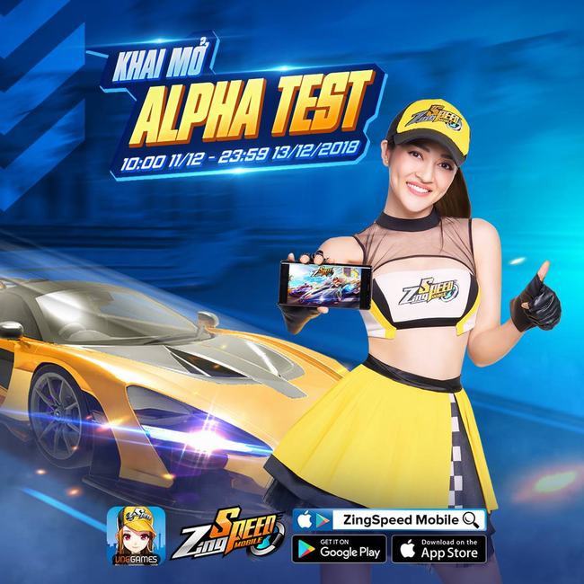 Ca sĩ Bảo Anh là gương mặt đại diện của ZingSpeed Mobile