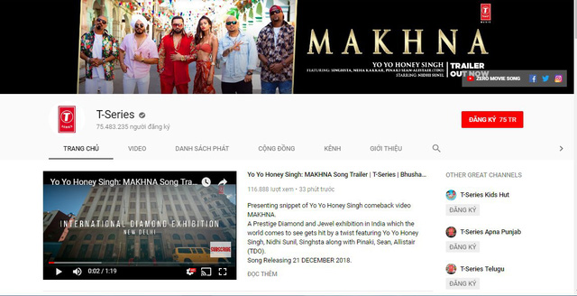 Youtube đã chính thức nhúng tay vào cuộc chiến giữa Pewdiepie và T-Series, giáng đòn chí mạng vào kênh âm nhạc Ấn Độ
