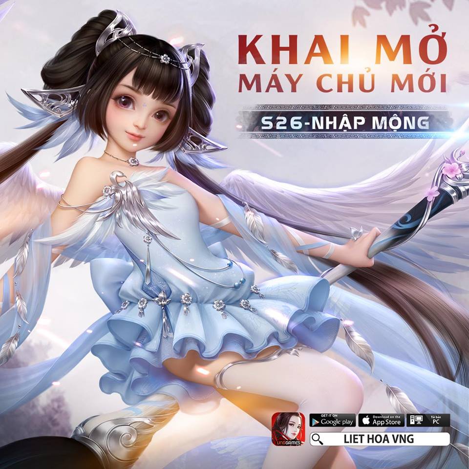 Liệt Hỏa VNG: Cùng nhau đua top server mới Nhập Mộng nhận quà VIP và ngàn Giftcode ngay trong hôm nay 17/12