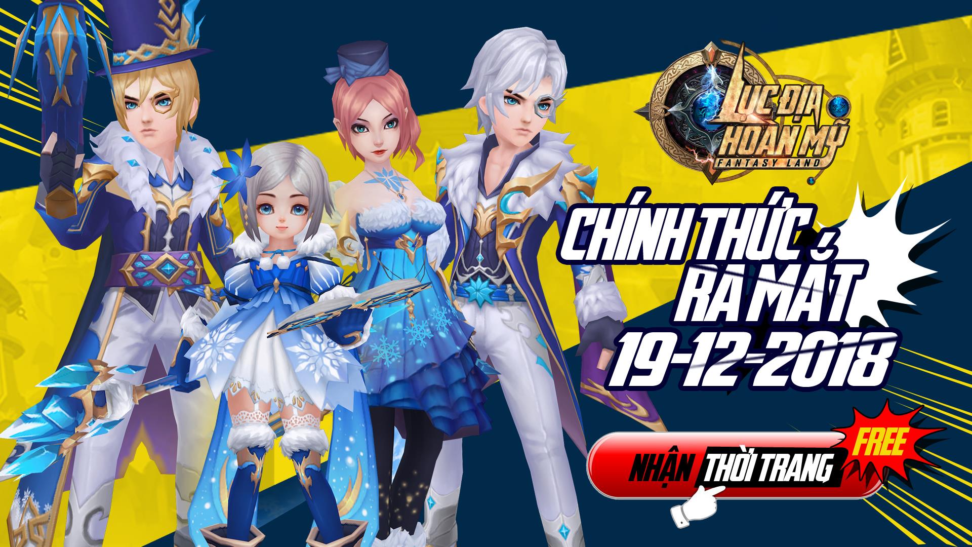 Lục Địa Hoàn Mỹ Mobile: MMORPG đẹp ngây ngất chính thức ra mắt 19/12, tặng Giftcode đua TOP iPhone XS