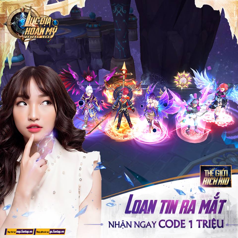 Lục Địa Hoàn Mỹ - nhận ngay Giftcode 500.000 VND chào mừng Open Beta