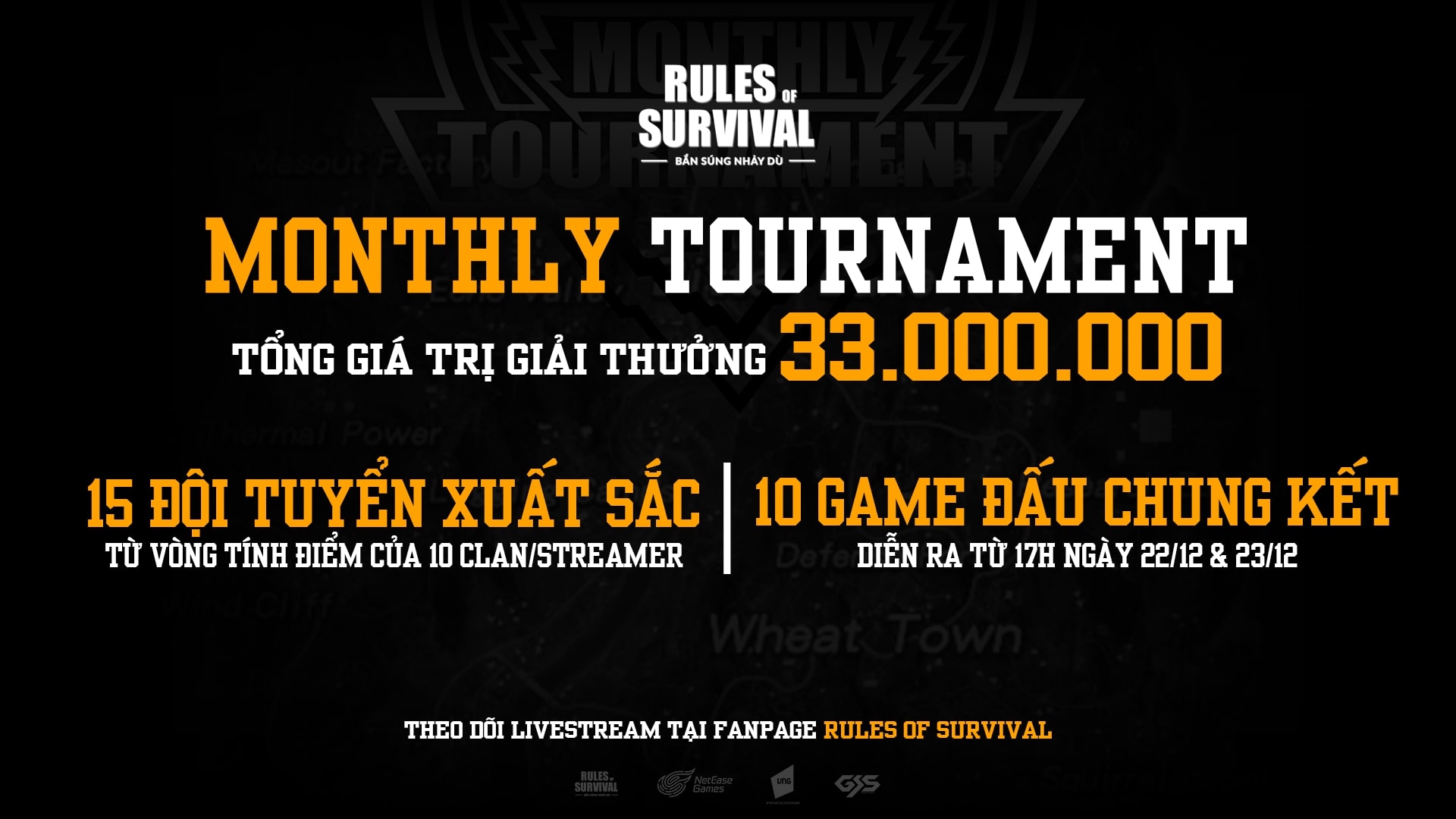 Cuối tuần này xem gì? Chung kết ROS Mobile Monthly Tournament với giải thưởng 33 triệu đồng vào 17h ngày 21, 22/12
