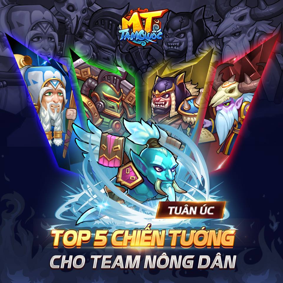 Giới thiệu đội hình NGON - BỔ - RẺ dành cho game thủ nông dân mới chập chững bước vào MT Tam Quốc