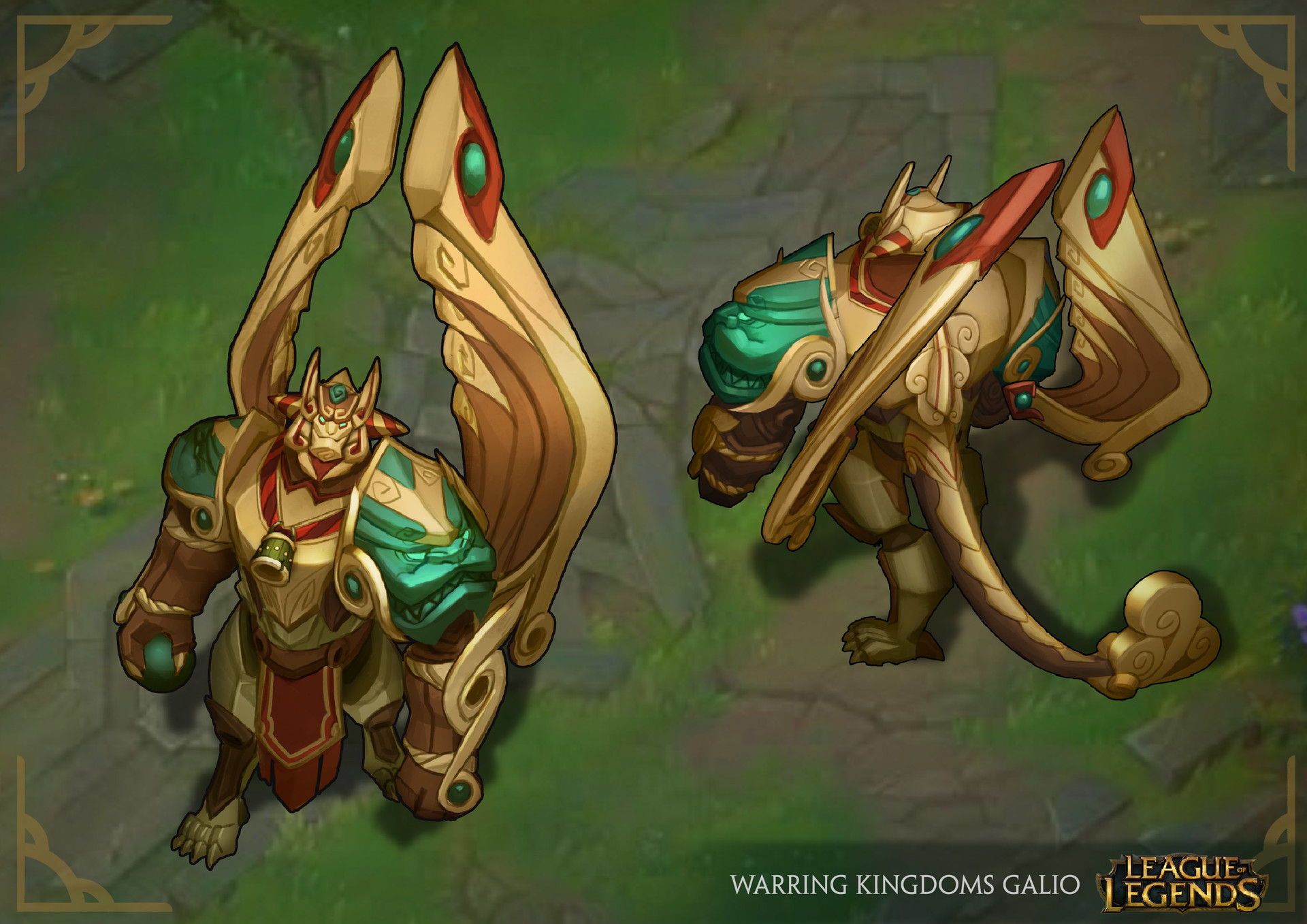 Ý tưởng trang phục Galio Ngọc Thạch cực bóng bẩy