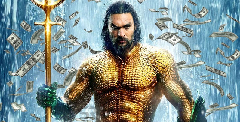 Aquaman bội thu với hơn 500 triệu đô la doanh thu phòng vé, vượt mặt Wonder Woman và Man of Steel