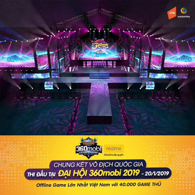 Cùng chờ đón Chung kết Quốc gia Mobile Legends Bang Bang VNG tại Đại hội 360Mobi