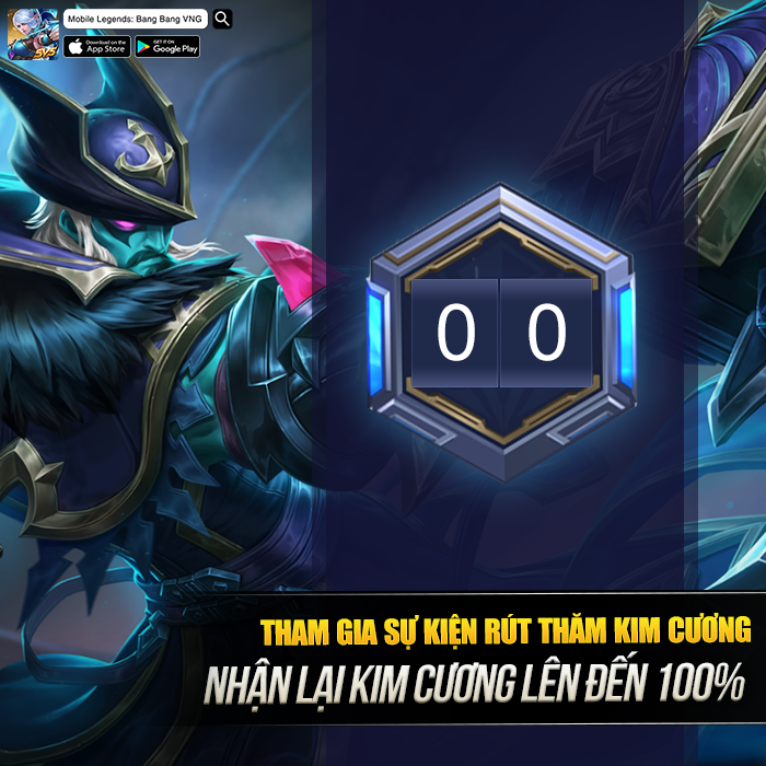 Mobile Legends: Hướng dẫn nhận GiftCode hot lấy hên đầu năm nhận 100% Kim Cương