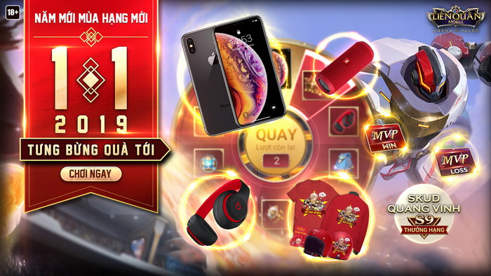 Liên Quân Mobile: Tổng hợp chuỗi sự kiện Mừng Năm Mới 2019