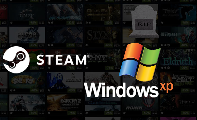 Steam chính thức ngừng hỗ trợ cho Windows XP và Vista ngay từ đầu năm 2019