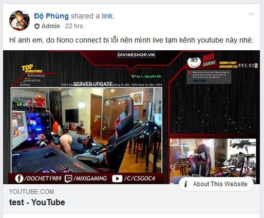 Live-stream trên Twitch không thành, Độ Mixi quay về stream game trên kênh Youtube mới