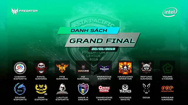 Đâu là những cái tên xuất sắc nhất góp mặt vào PUBG LAN Final Predator League 2019