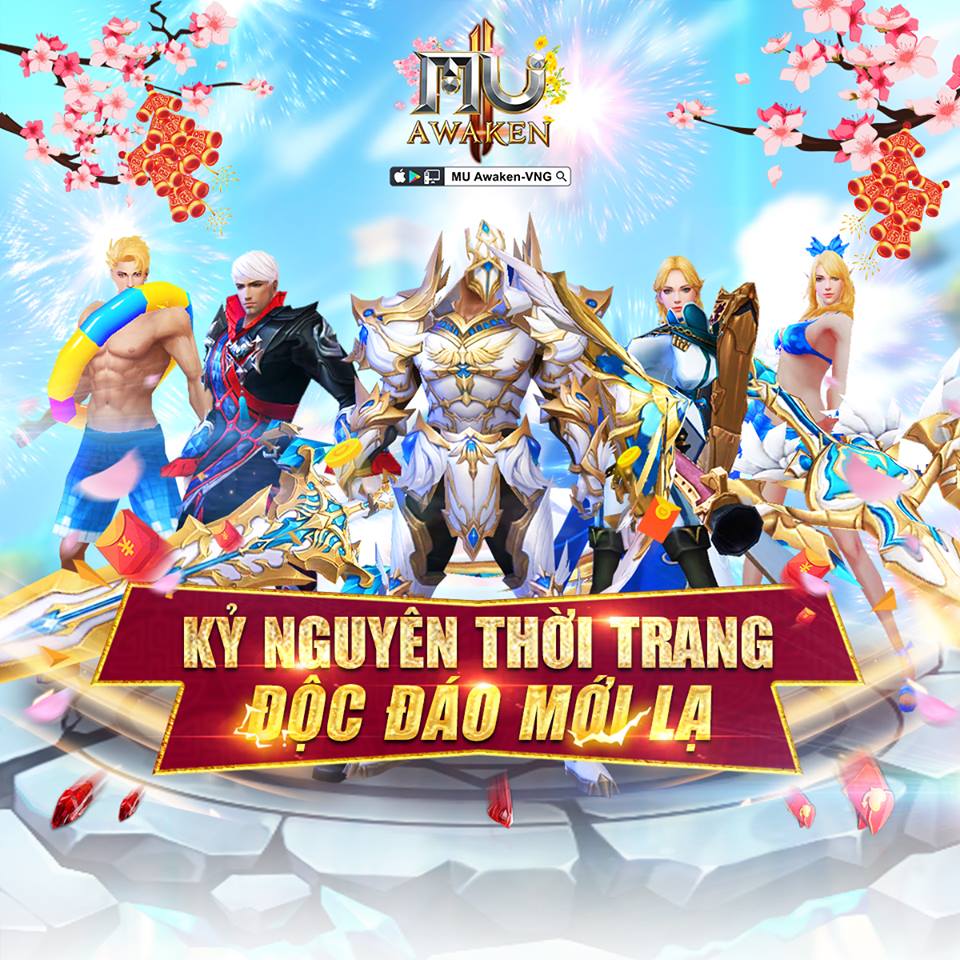 MU Awaken VNG mang đến hàng loạt bộ cánh để game thủ diện trong dịp Tết