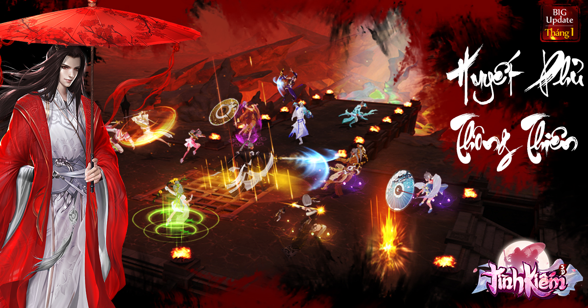 Tình kiếm 3D tặng ngay 300 Giftcode và phiên bản cập nhật mừng xuân 2019