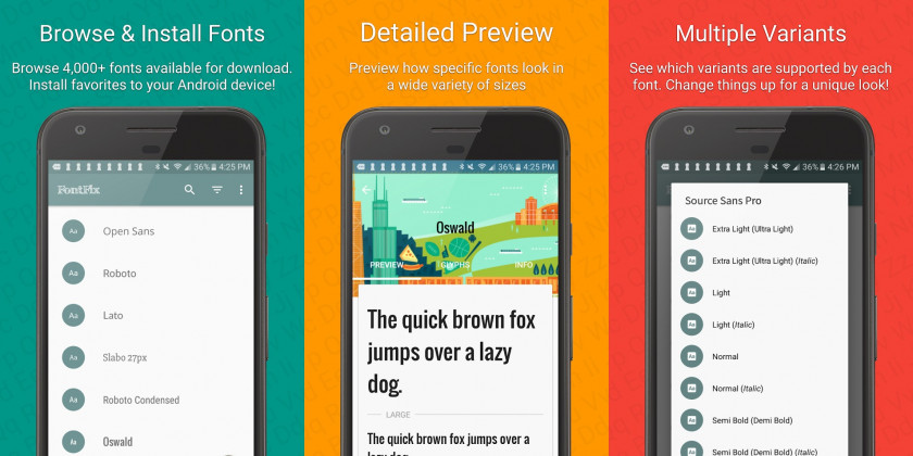Tổng hợp các cách thay đổi font chữ trên Android