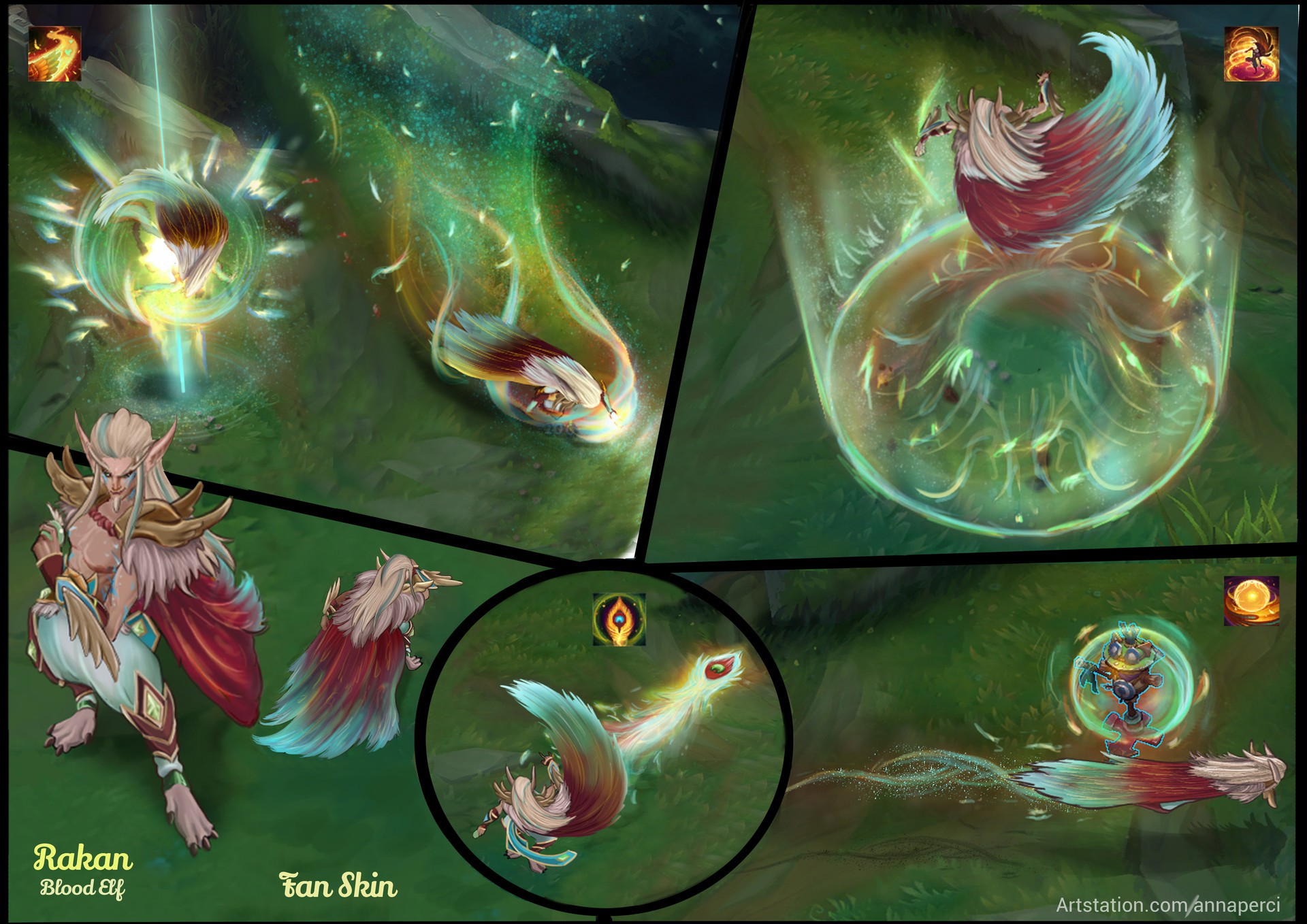 LMHT: Trai đẹp Rakan bị Riot nerf thê thảm trên máy chủ PBE