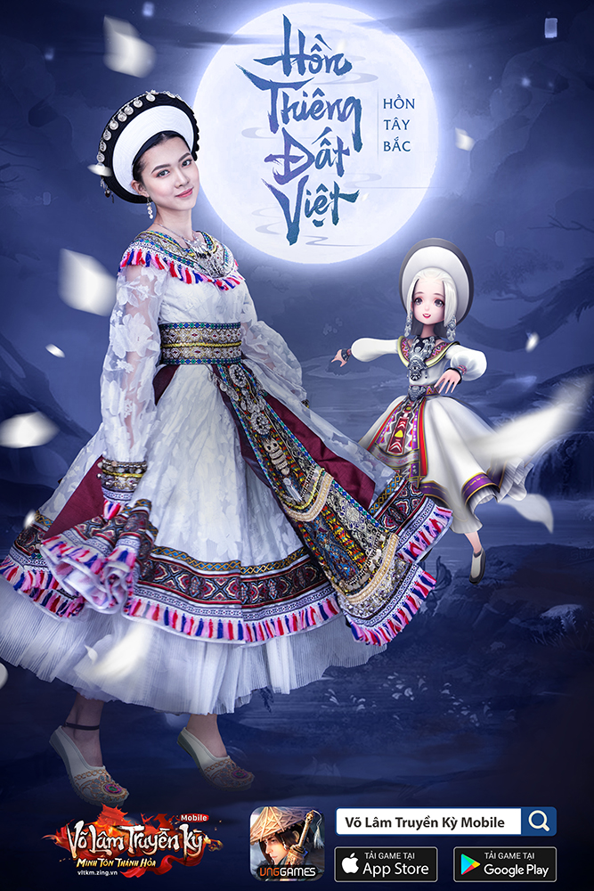 Mỹ nữ Võ Lâm Truyền Kỳ Mobile hóa thân Hồn Thiêng Đất Việt