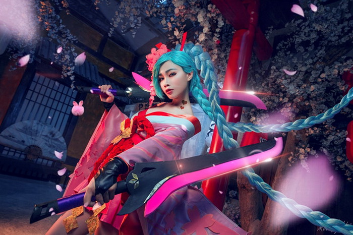 Liên Quân Mobile: Sắc Xuân thêm hồng cùng bộ Airi Hoa Anh Đào từ nữ Cosplayer Việt xuất sắc