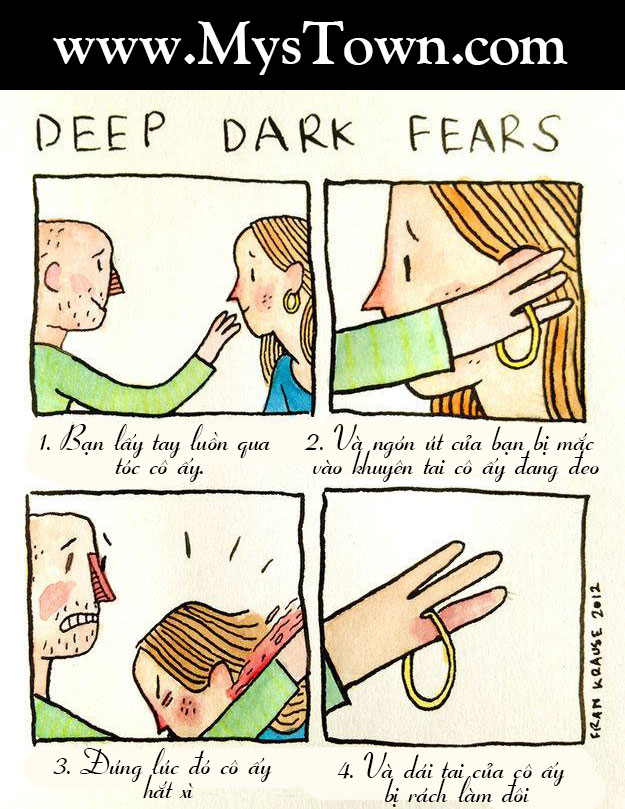 Tổng hợp các mẩu truyện tranh rùng rợn ngắn Deep dark fears