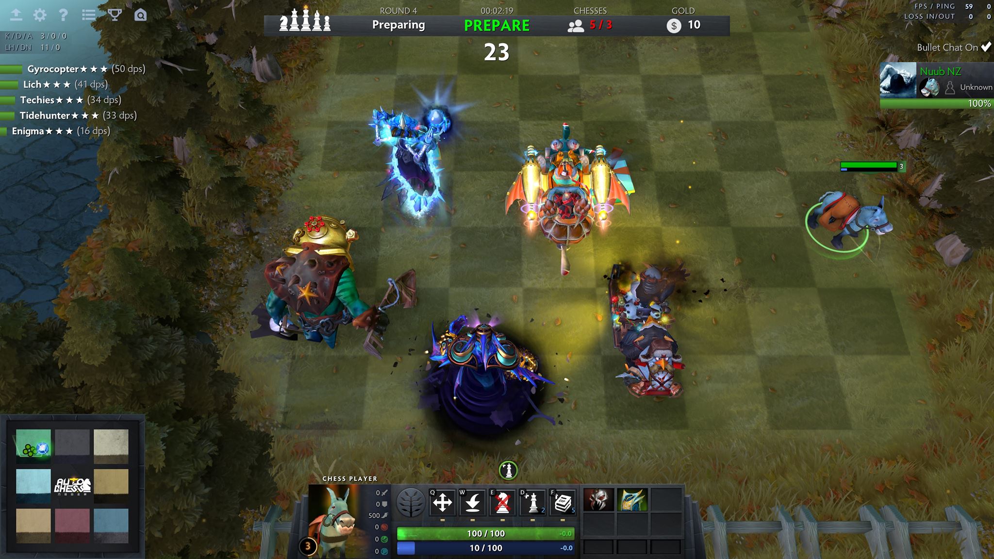 Dota Auto Chess - Hình ảnh các tướng 3 sao từ 1 Gold đến 5 Gold mà chỉ nhân phẩm sư cao cấp mới được thấy