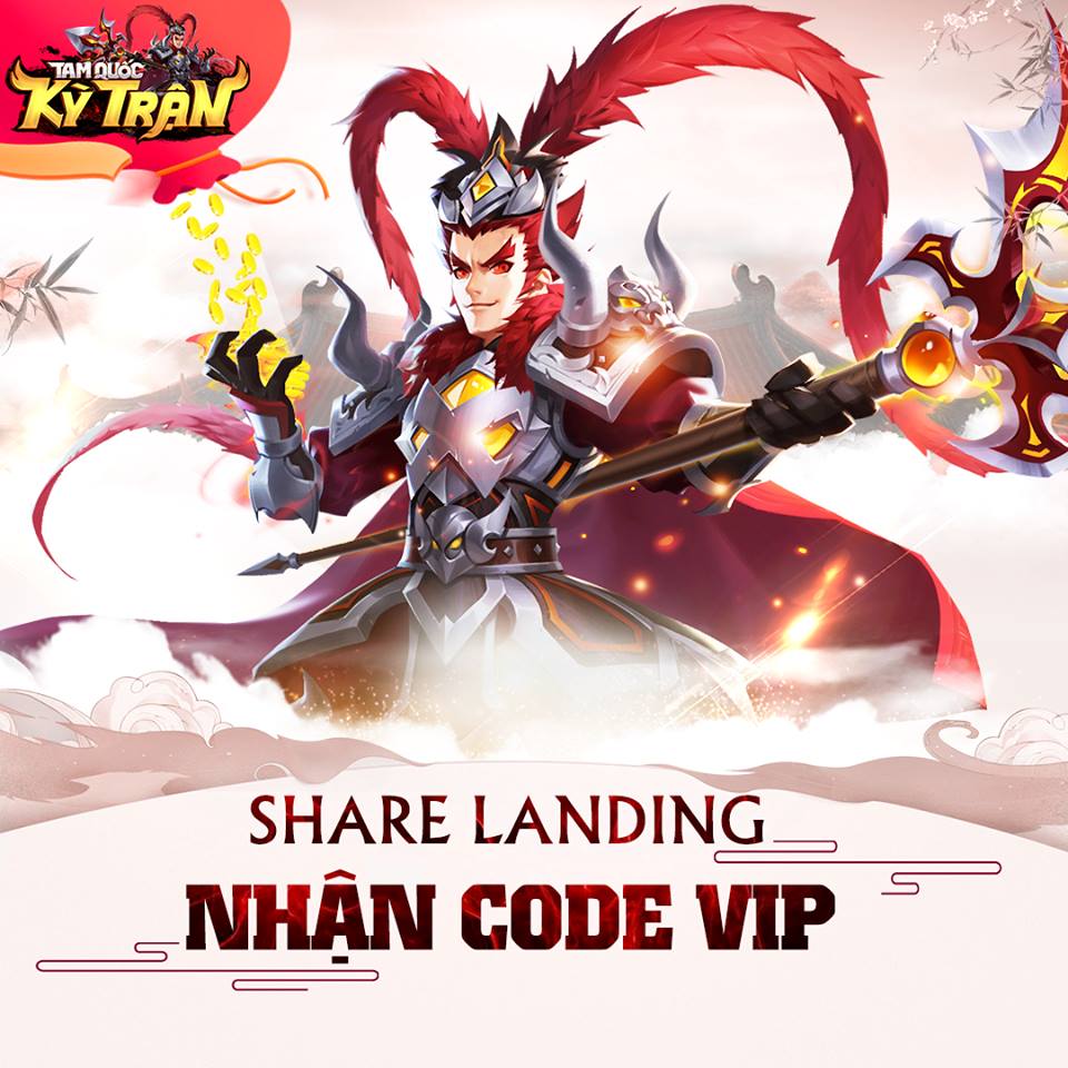 Tam Quốc Kỳ Trận - Thân tặng GiftCode trị giá 500.000 qua event thú vị