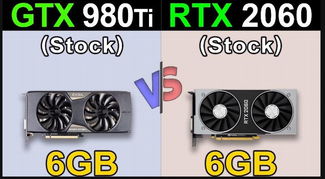 Rtx 2060 vs store gtx 980 ti