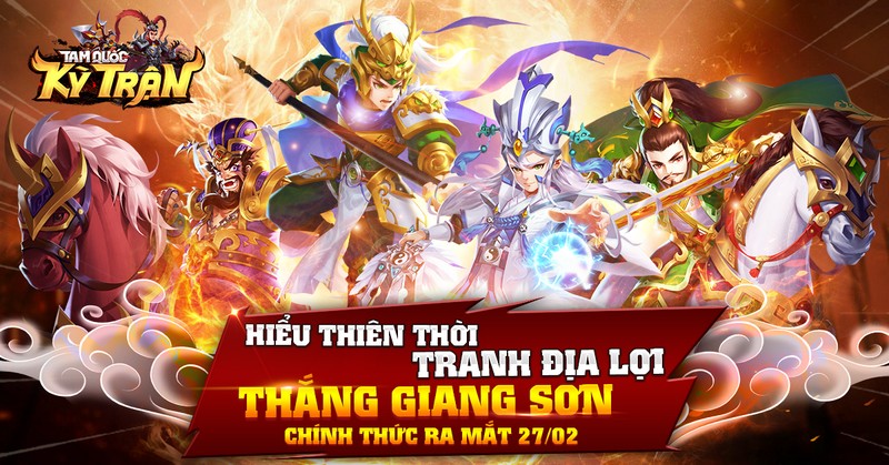 Tam Quốc Kỳ Trận ra mắt tặng ngay 300 Giftcode giá trị