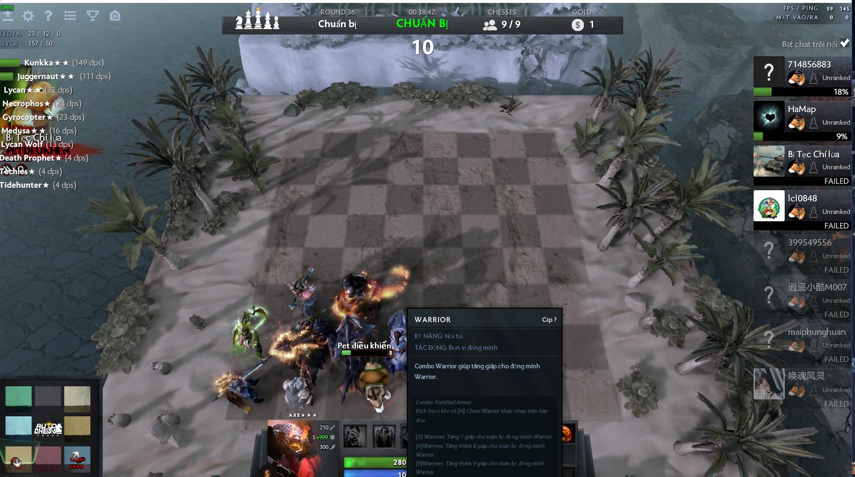 Dota Auto Chess - Hướng dẫn chuyển đổi phiên bản tiếng Việt cho Game