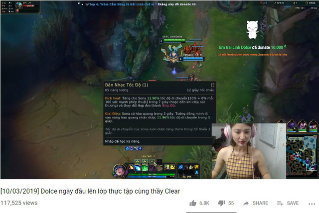 LMHT: Lớp Thầy Ba có cô giáo mới, mặc áo hở vai để stream khiến bao con tim chết ngất