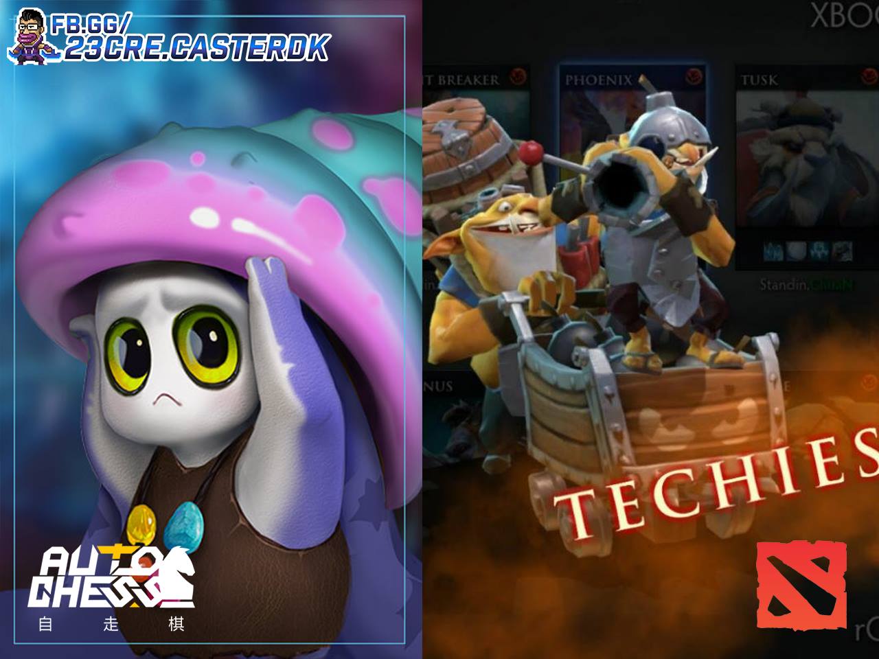 So sánh tạo hình tướng trong phiên bản Dota Auto Chess và Auto Chess Mobile - Techies trong như Teemo