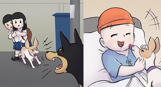 Rơi nước mắt với bộ truyện tranh về chú chó nhỏ: ‘Xin chào lần nữa’