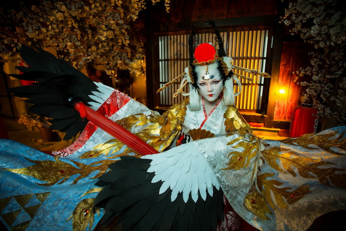 Âm Dương Sư: Thêm một bộ Cosplay xuất sắc của mẹ Cò Cô Hoạch Điểu từ fan hâm mộ