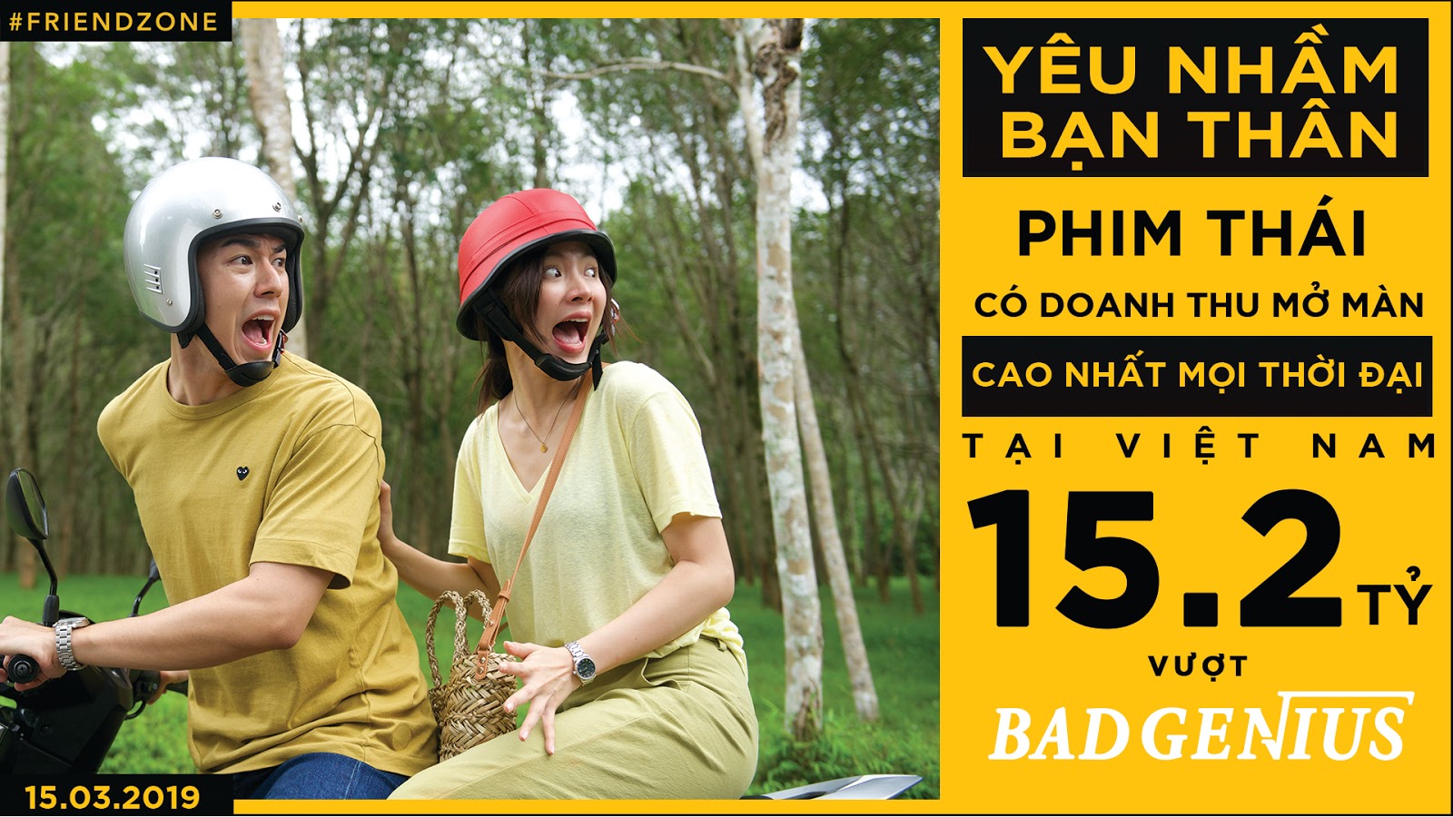 Vượt mặt "Bad Genius", "Friend Zone" trở thành phim Thái có doanh thu mở màn cao nhất tại Việt Nam