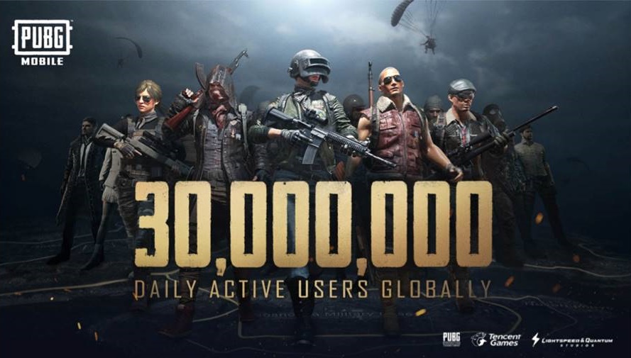 PUBG Mobile chính thức đạt cột mốc 30 triệu người chơi mỗi ngày